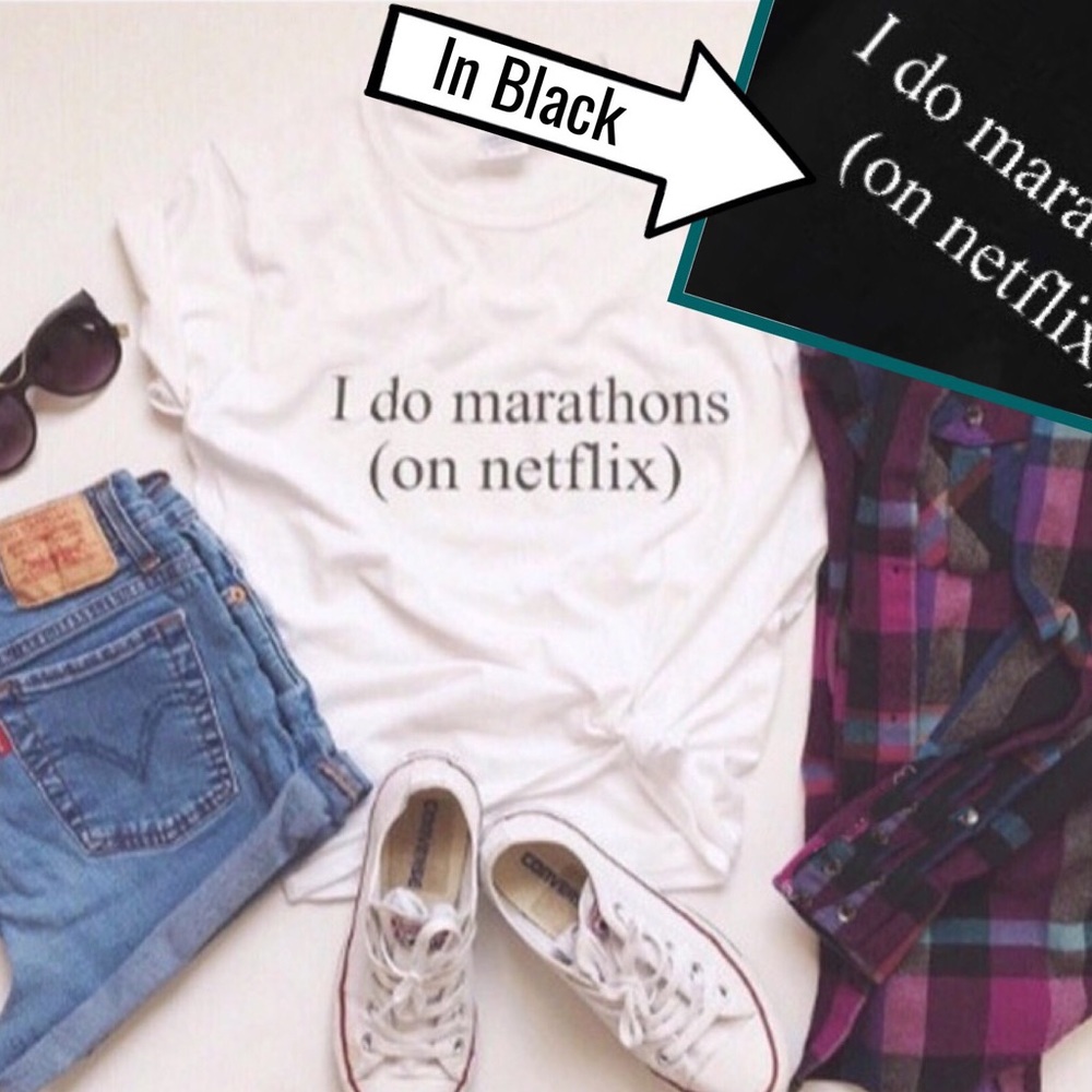 BLACK Hilarious Netflix Marathon Tee